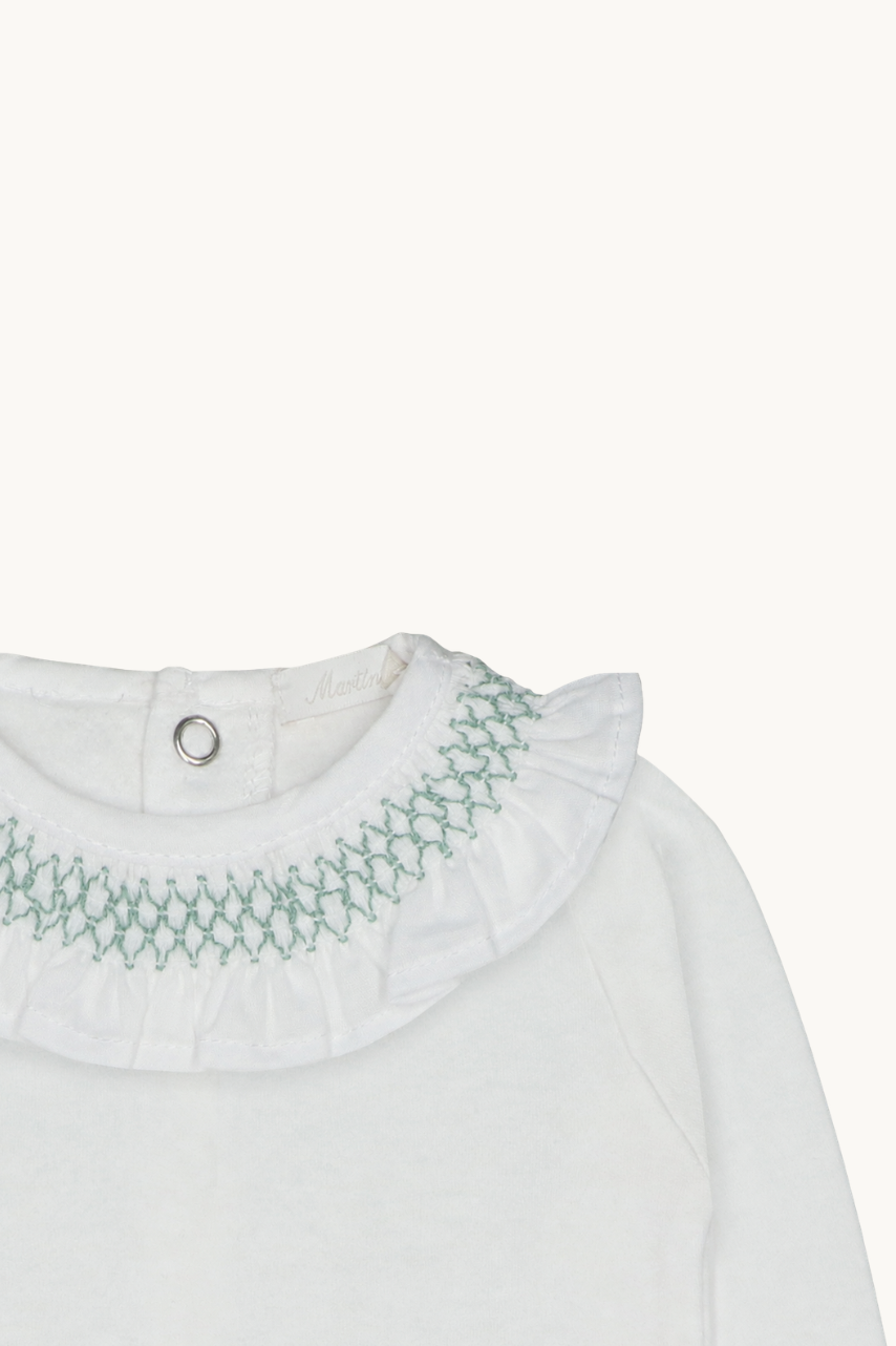 Body Bebé Smock Verde