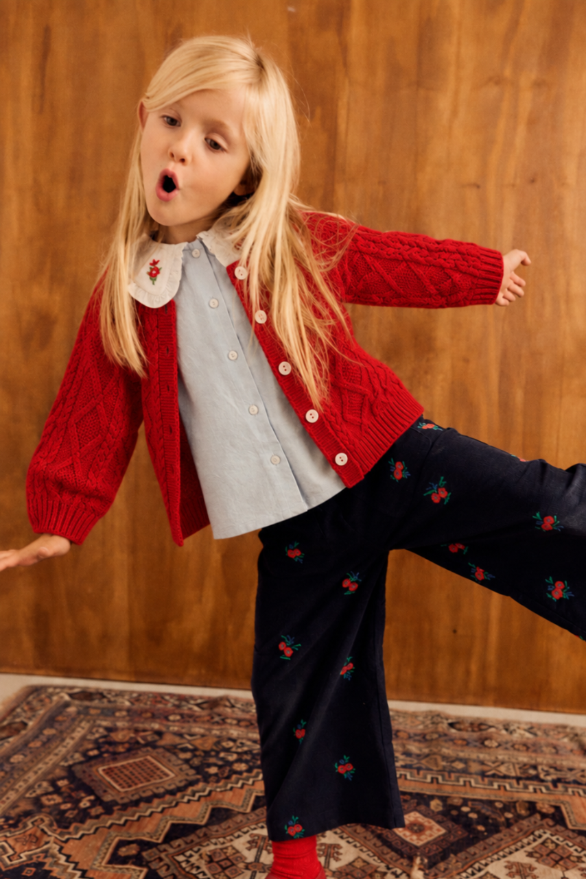 Cardigan Onis Rojo