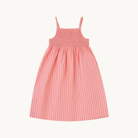 VESTIDO MIDI JULIETTE RAYA MELOCOTÓN