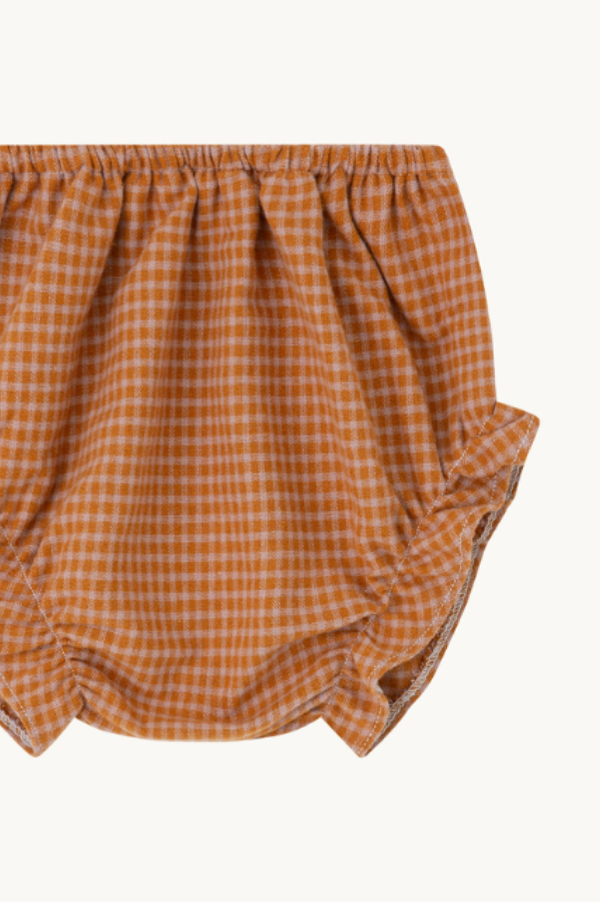 CULOTTE VICHY CARAMELO