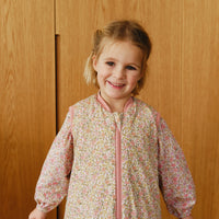 PIJAMA MANTA Y CALCETINES ANTIDESLIZANTES - SPRING GARDEN