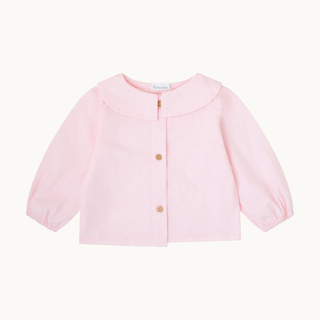 BLUSA BEBÉ OXFORD ROSA