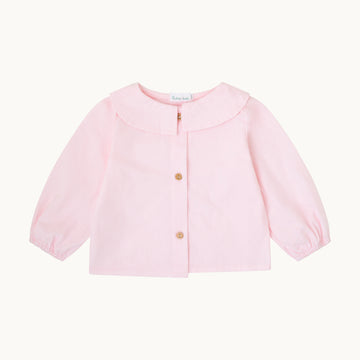 Blusa bebé-Oxford rosa