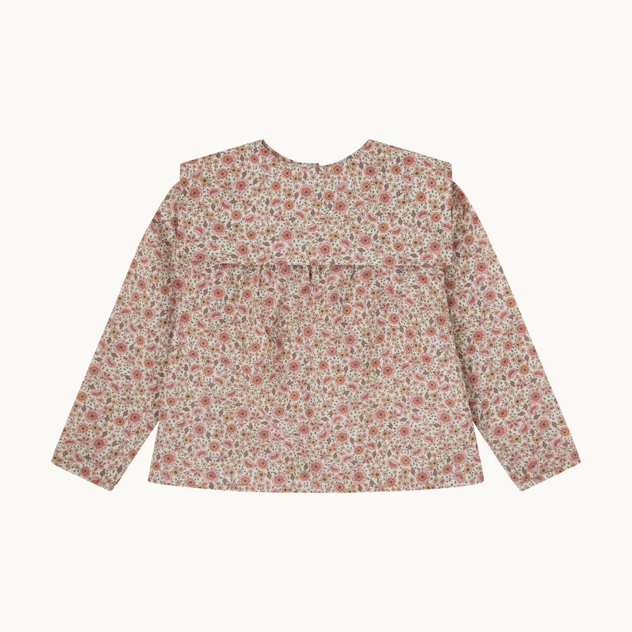 Blusa bebé-Flor rose