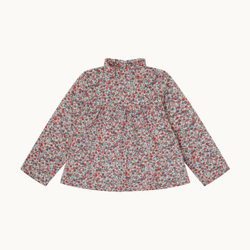 Camisa Amelie- flor rojo