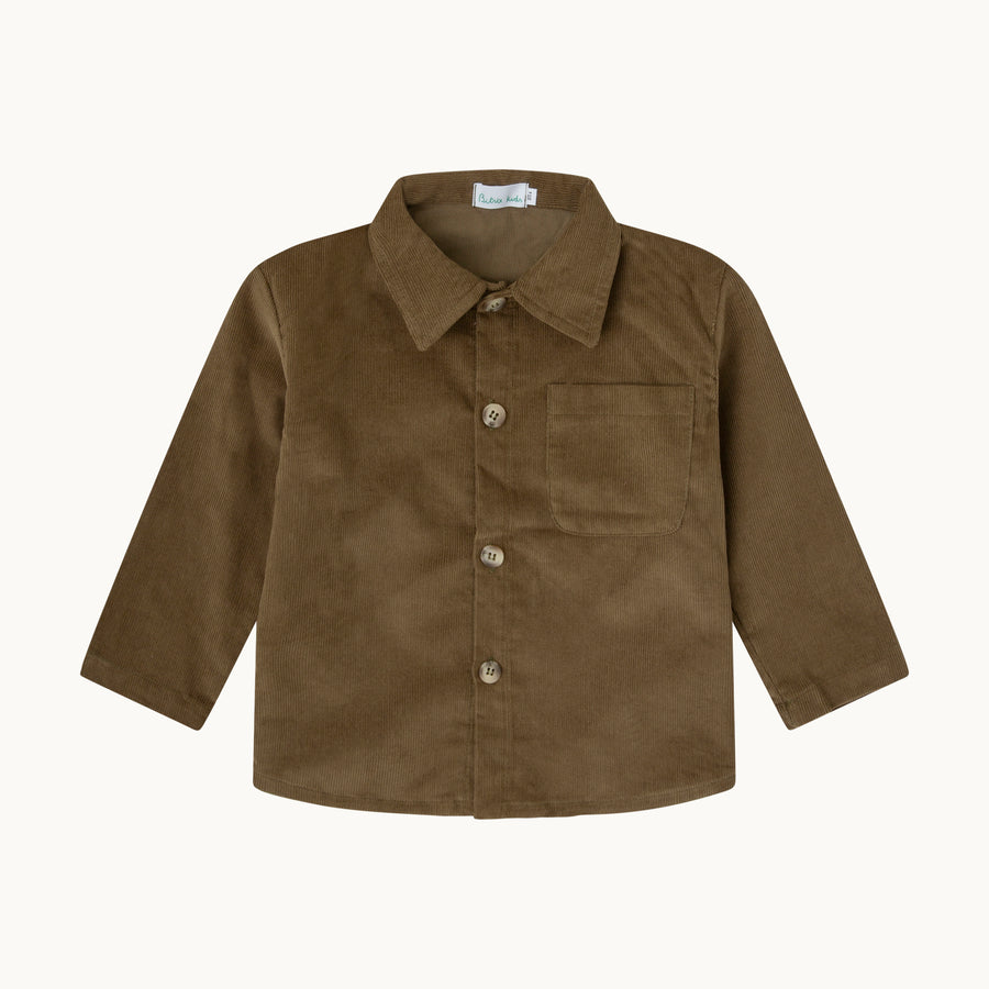 Camisa Otoman-pana verde kaki