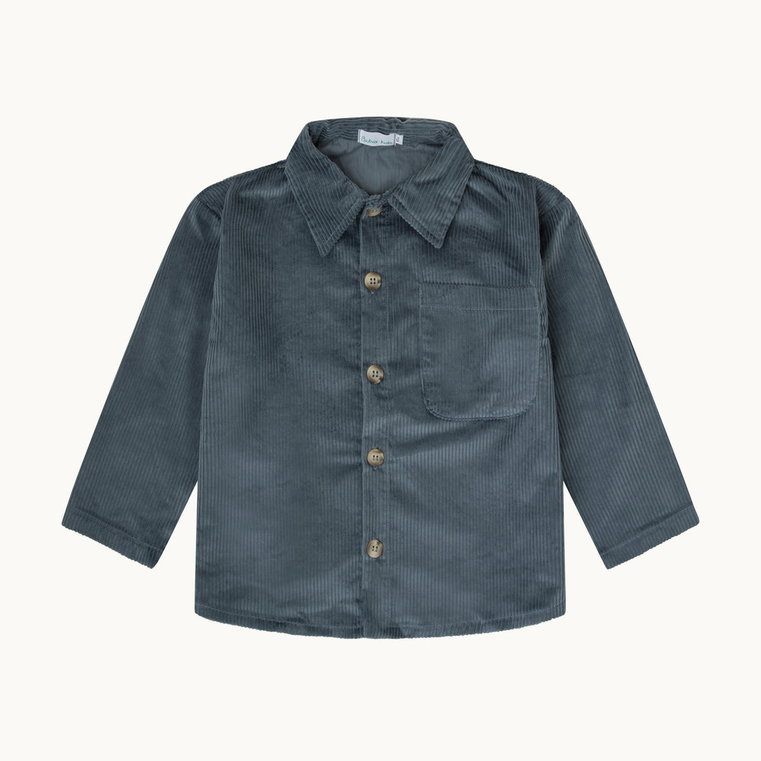 Camisa Otoman-pana azul gruesa