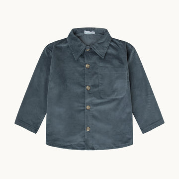 Camisa Otoman-pana azul gruesa