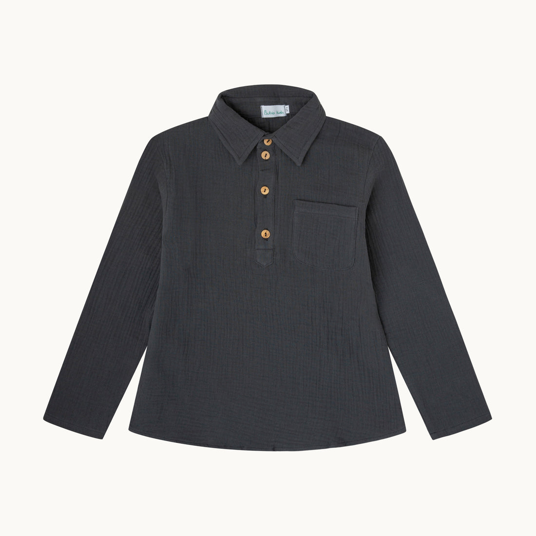 Camisa Max-Bambula azul/gris