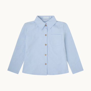 Camisa Max-Oxford celeste