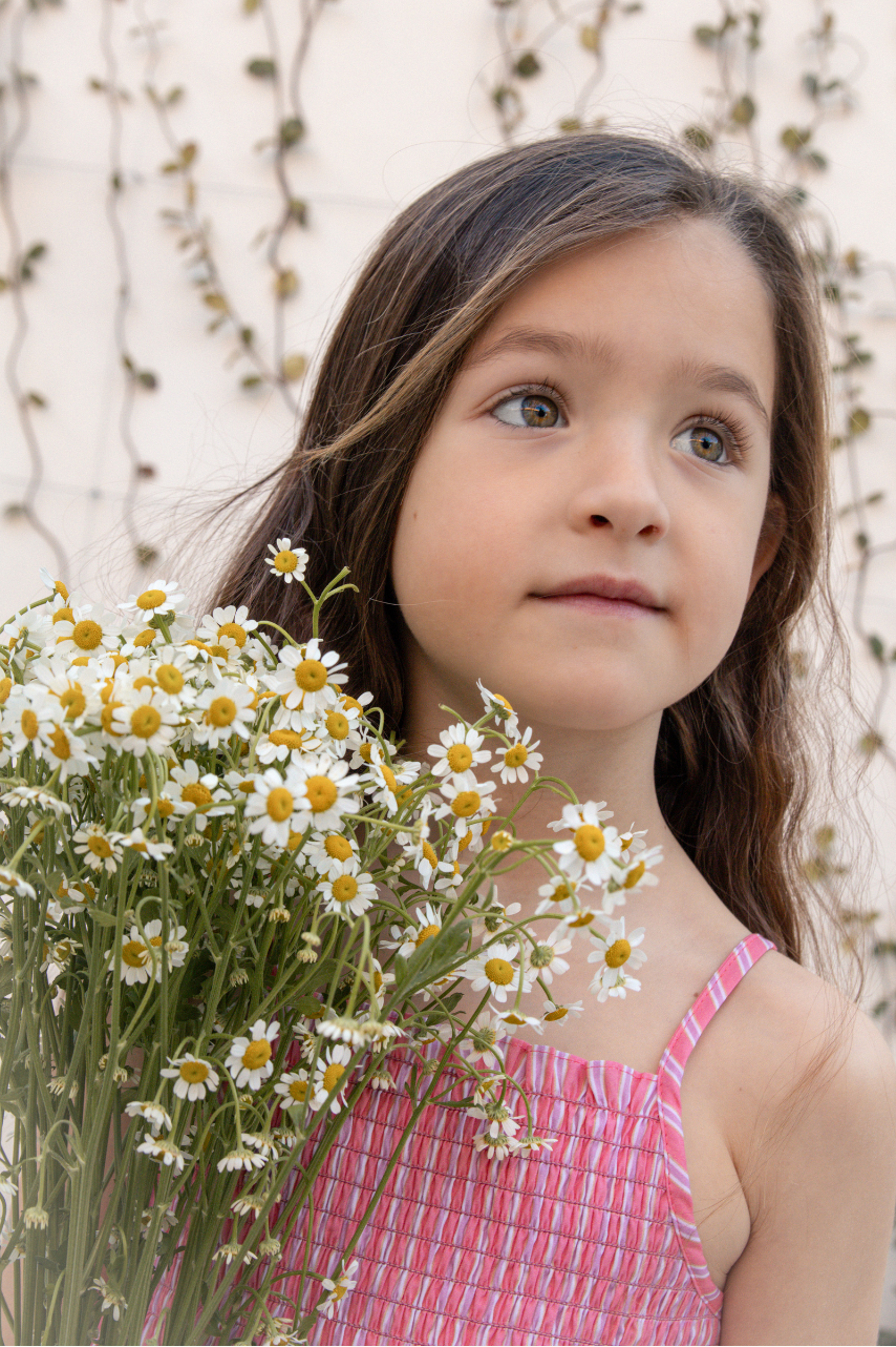 VESTIDO MIDI JULIETTE RAYA MELOCOTÓN