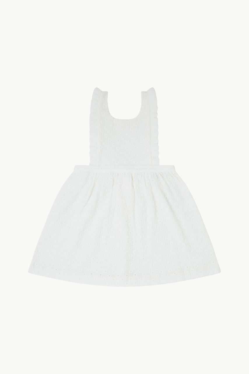 VESTIDO ADELA FLOR BORDADA