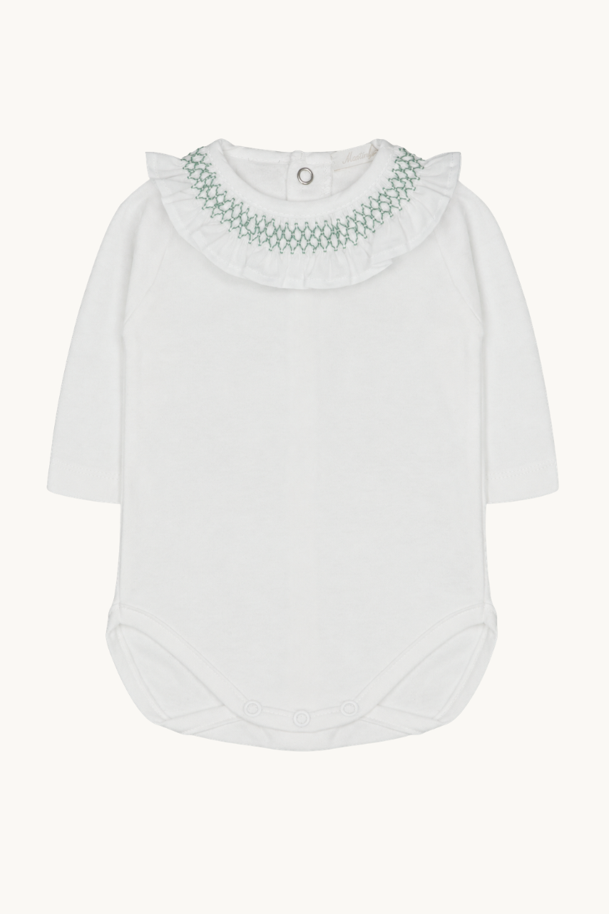 Body Bebé Smock Verde