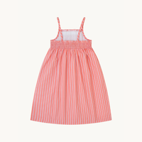 VESTIDO MIDI JULIETTE RAYA MELOCOTÓN