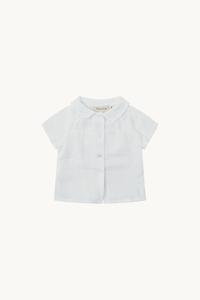 BLUSA CUELLO BEBÉ BAMBULA BLANCO