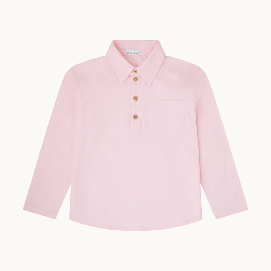 Camisa Max-Oxford rosa