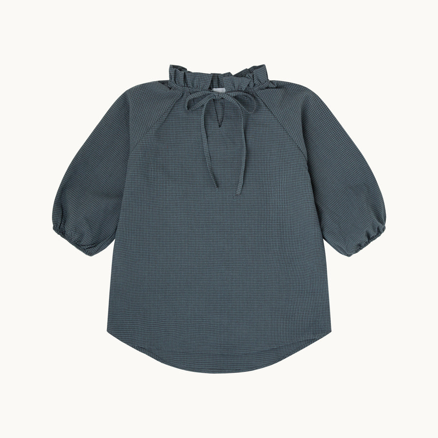 Vestido Ginevra-Vichy azul