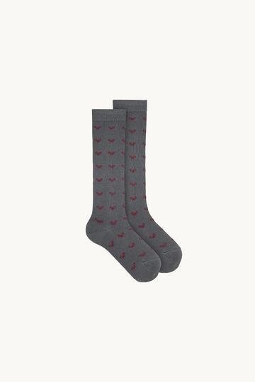 CALCETINES ALTOS RAQUETAS - CARBÓN