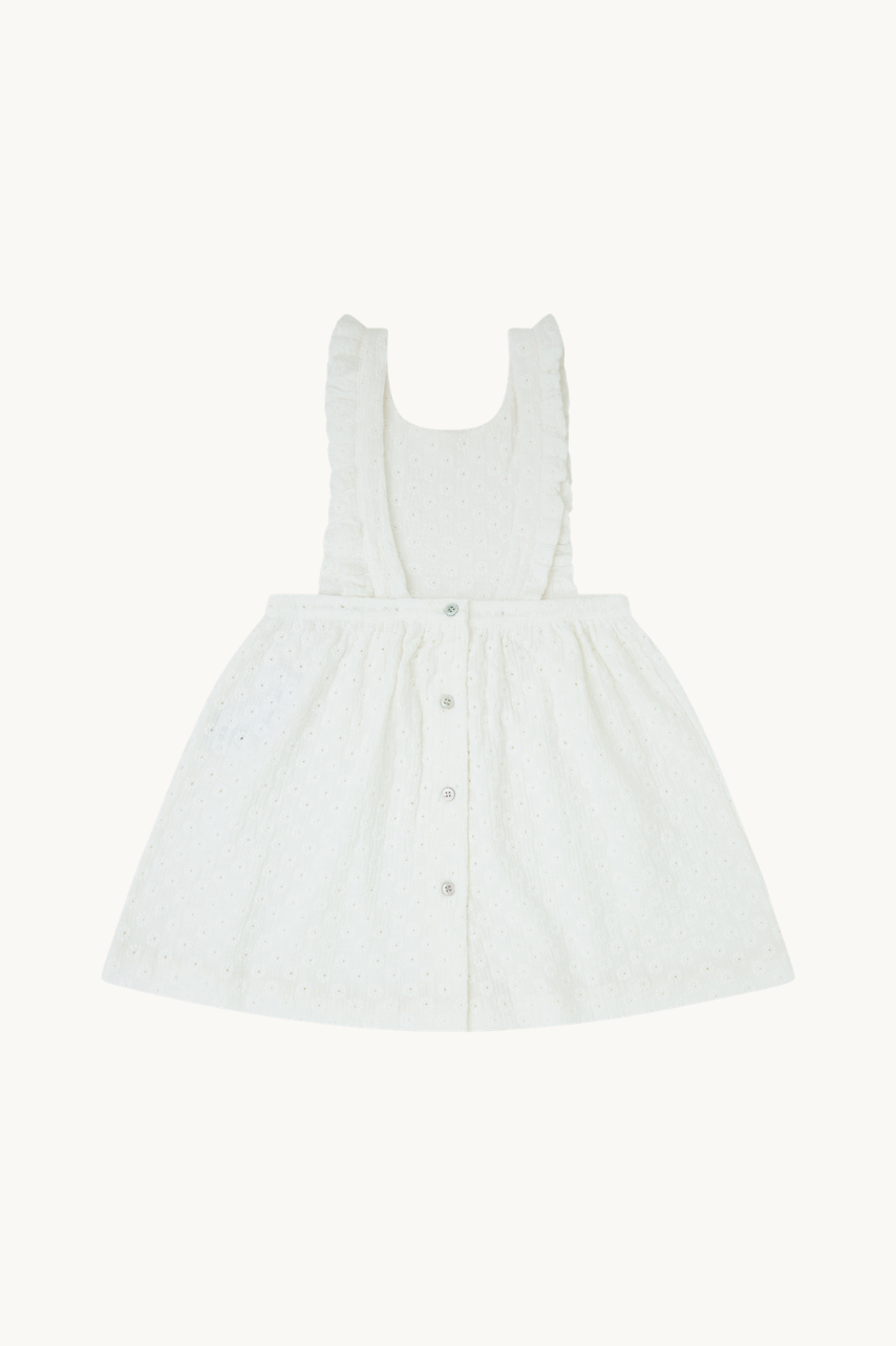 VESTIDO ADELA FLOR BORDADA