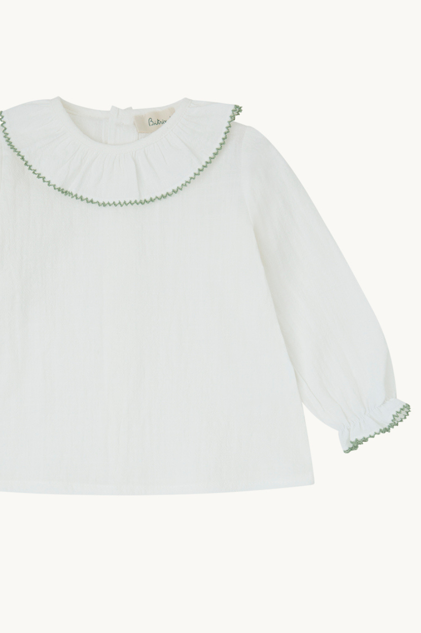 BLUSA BEBÉ BLANCO ROTO
