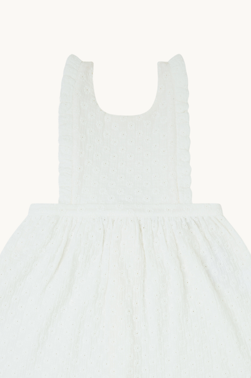 VESTIDO ADELA FLOR BORDADA