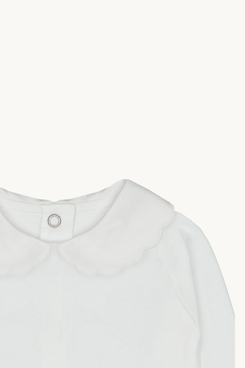 Body Bebé Smock Blanco