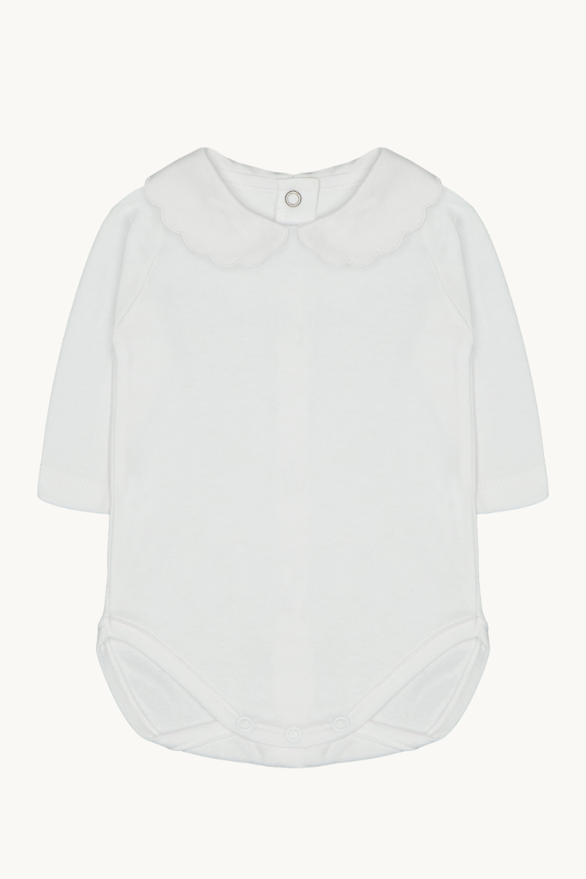 Body Bebé Smock Blanco
