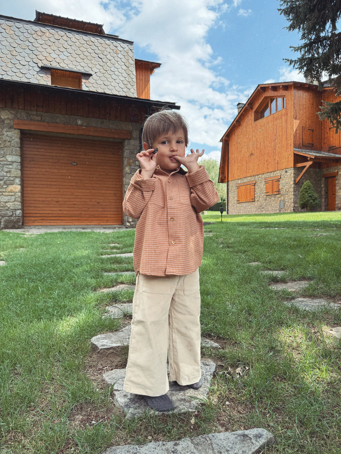 PANTALÓN KIDS PANA BEIGE