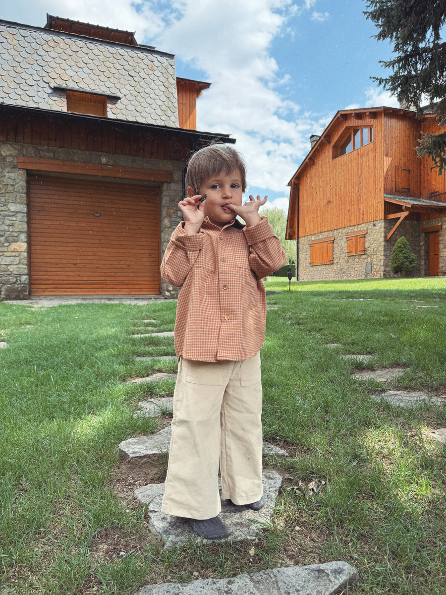 PANTALÓN KIDS PANA BEIGE