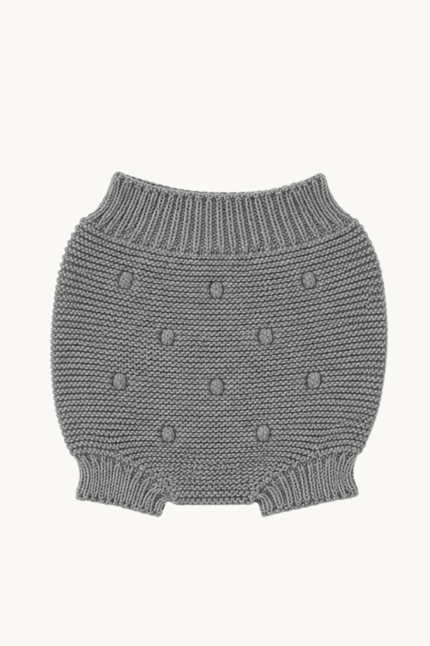 Culotte Bebé Punto Gris