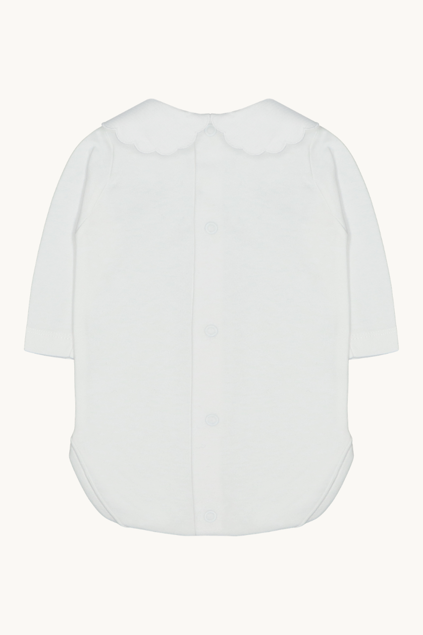 Body Bebé Smock Blanco