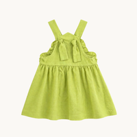 VESTIDO BELLA LINO PISTACHO