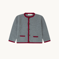 Grey Austrian-Style Cardigan