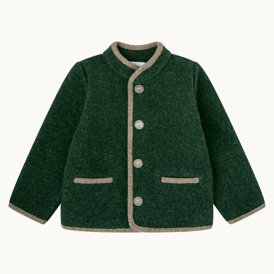 Chaqueta austriaca-verde botella y visón
