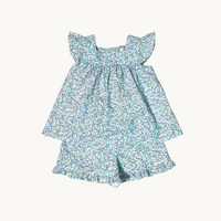 PIJAMA NIÑA FLORES