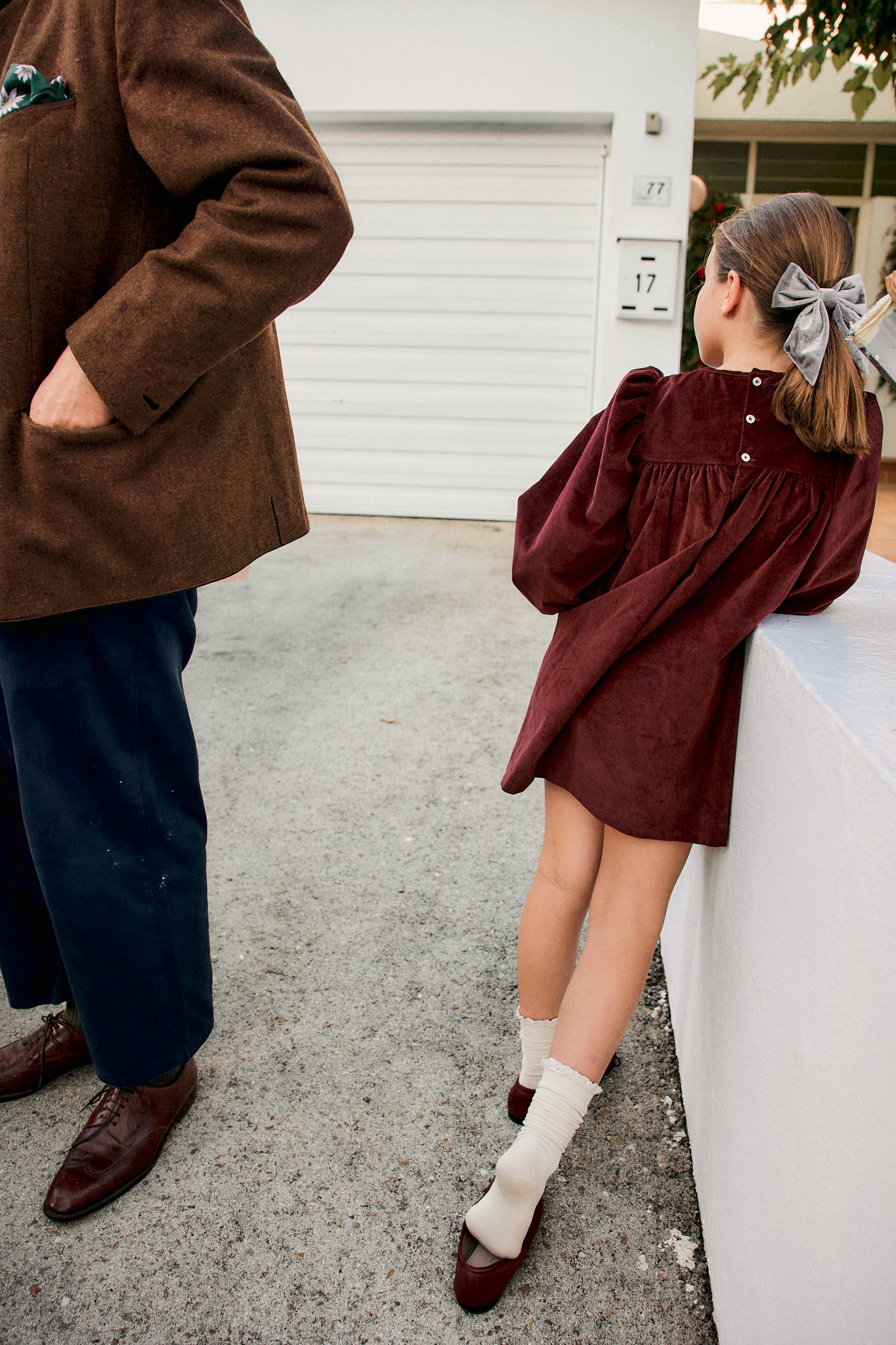 CALCETÍN ALTO PUNTILLA - LINO – Bitrix Kids