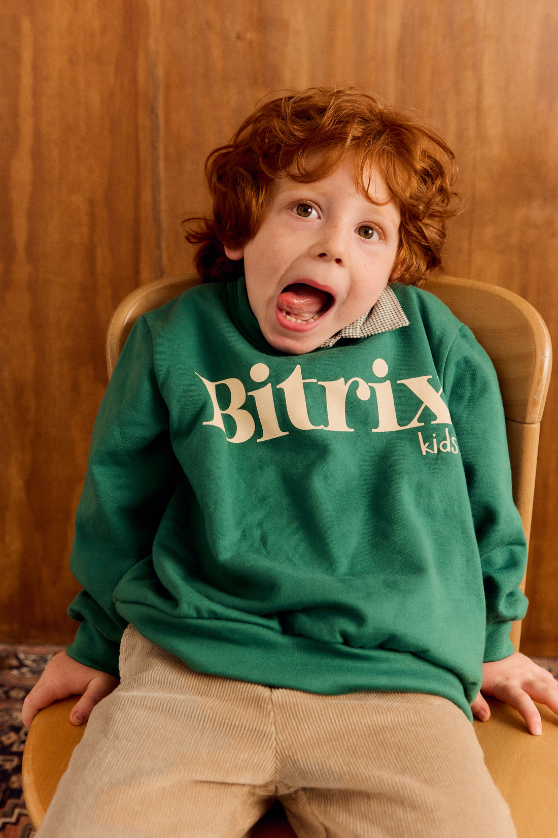 Sudadera Verde Bitrix Kids