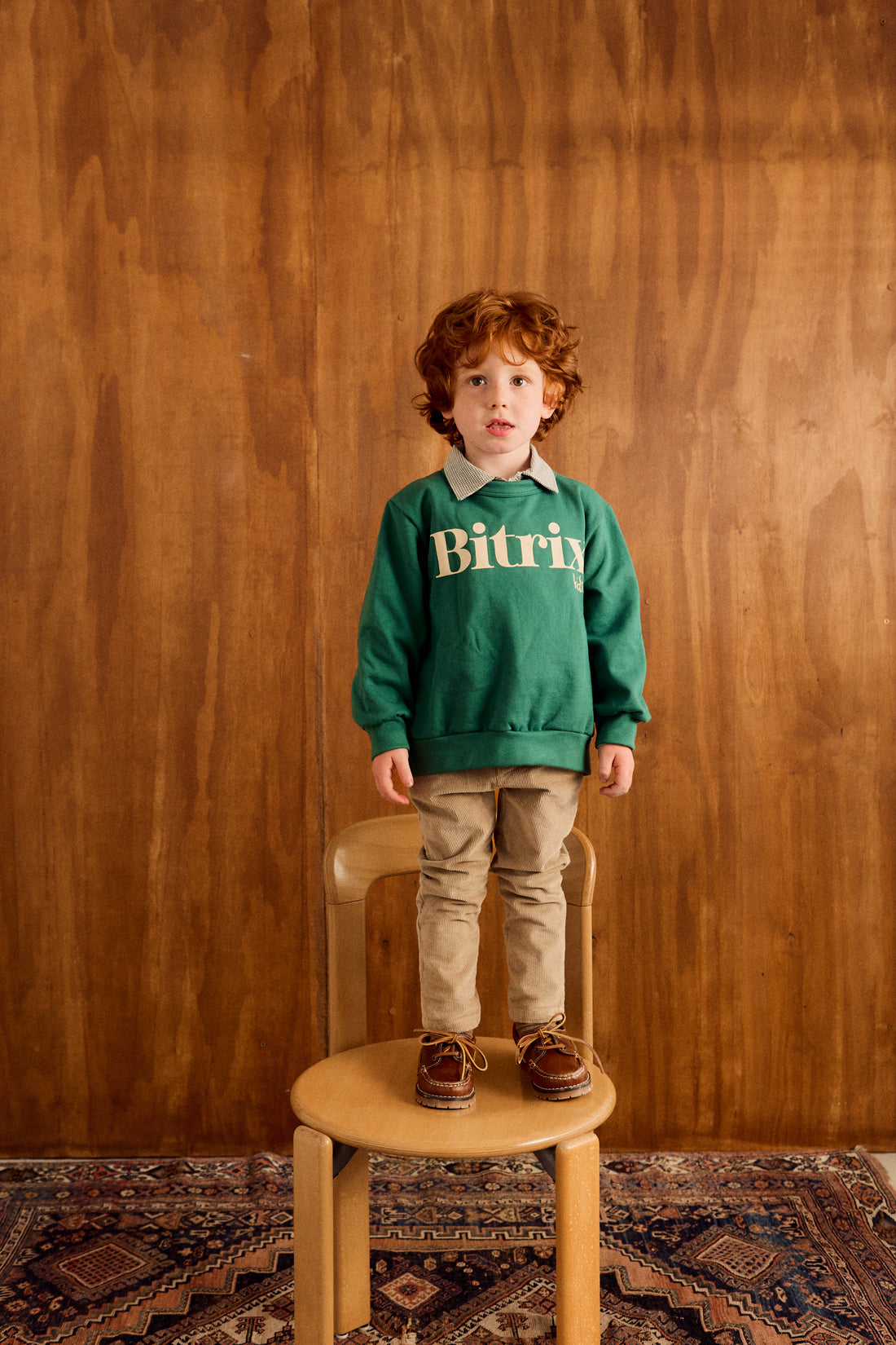 Sudadera Verde Bitrix Kids