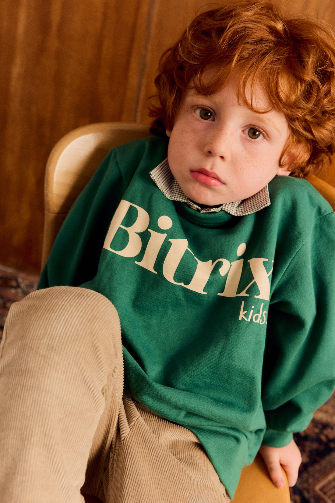 Sudadera Verde Bitrix Kids