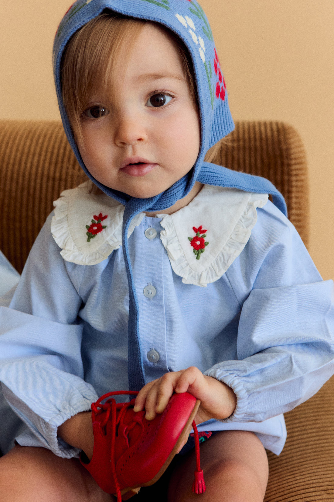 Blusa Bebé Heidi Azul