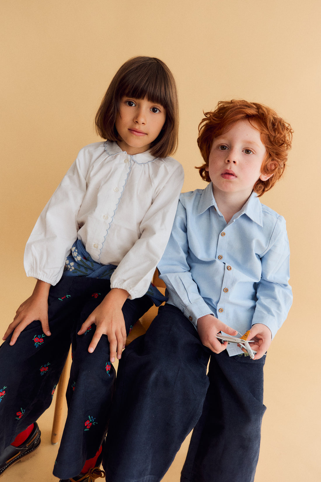 Camisa Niño Max Oxford Azul