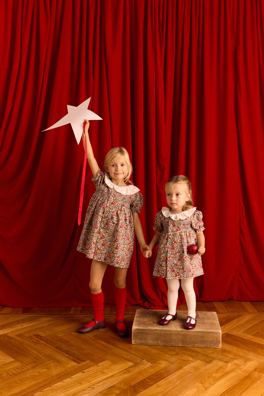 Fernanda Floral Baby Dress and Bloomers Set