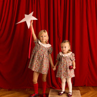 Fernanda Floral Baby Dress and Bloomers Set
