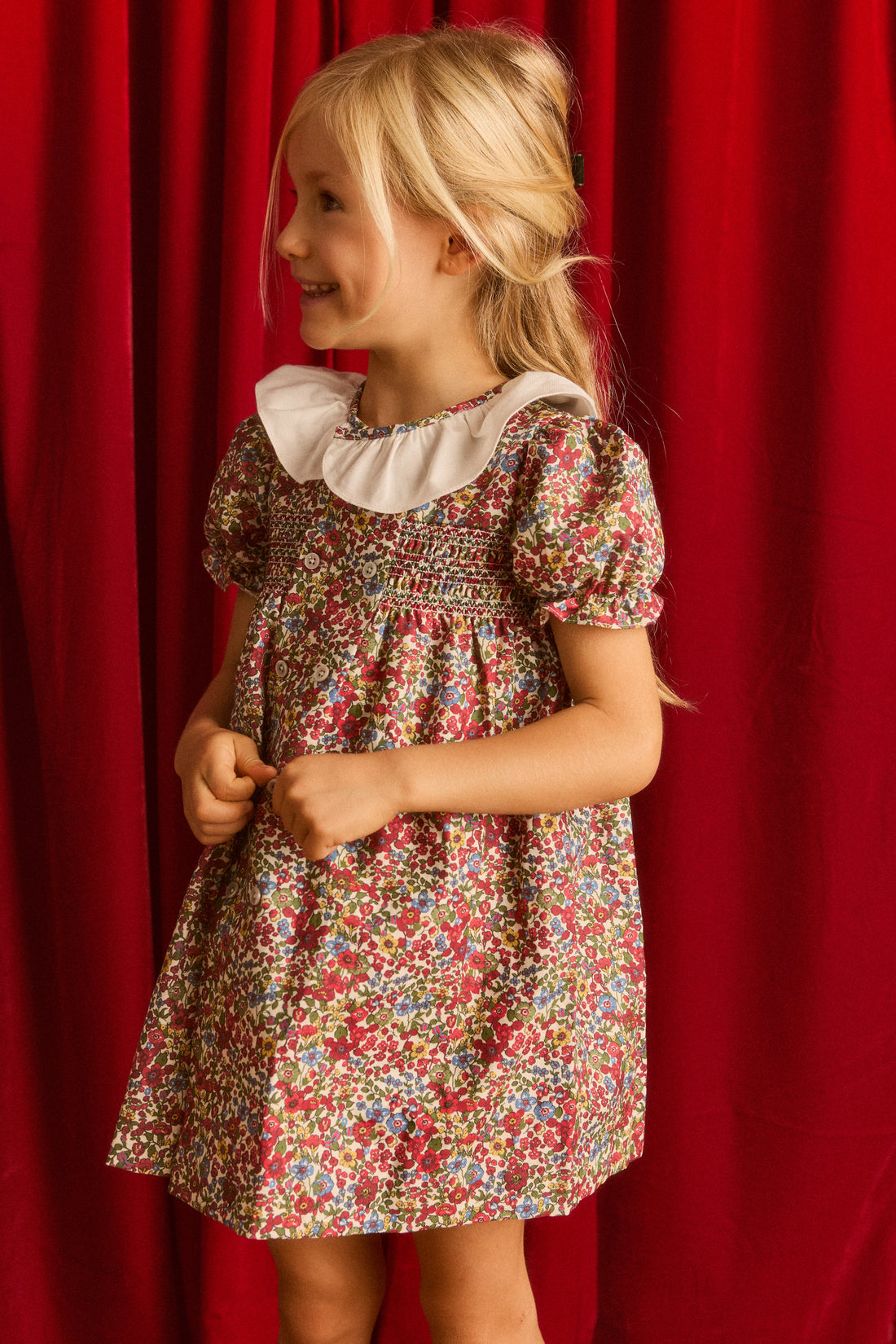Robe Fernanda à fleurs