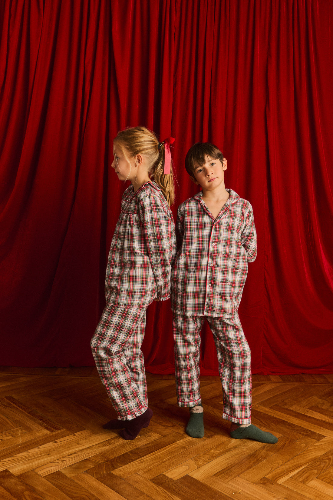 Green Check Children’s Pyjamas