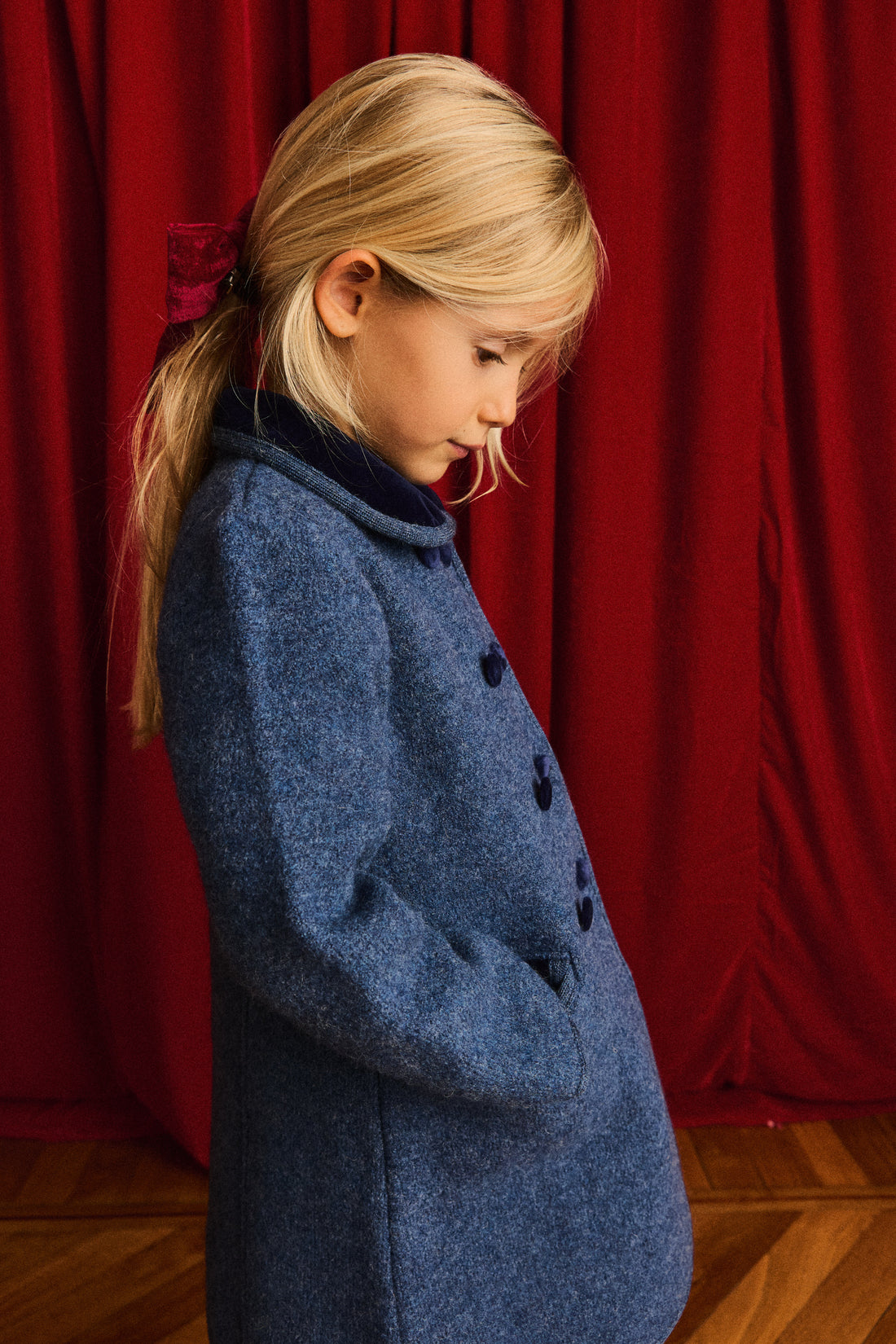 Blue 100% Wool Austrian Jacket
