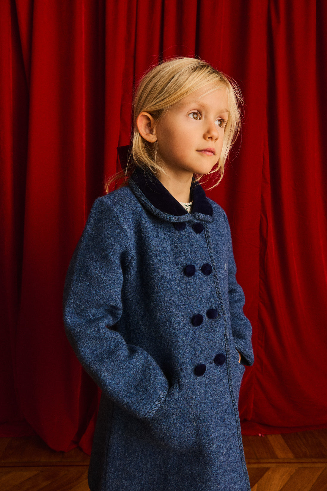 Blue 100% Wool Austrian Jacket
