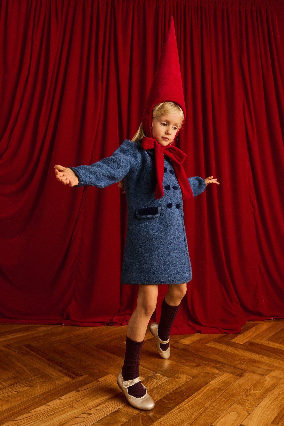 Blue 100% Wool Austrian Jacket