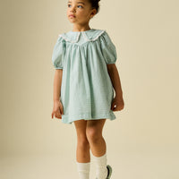 VESTIDO ANNE VICHY VERDE AGUA