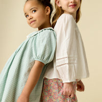 VESTIDO ANNE VICHY VERDE AGUA